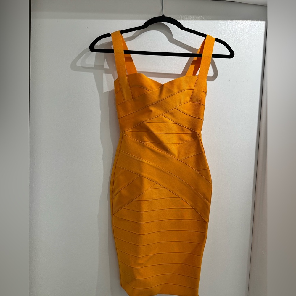 House of CB Vibrant Orange Mini Dress